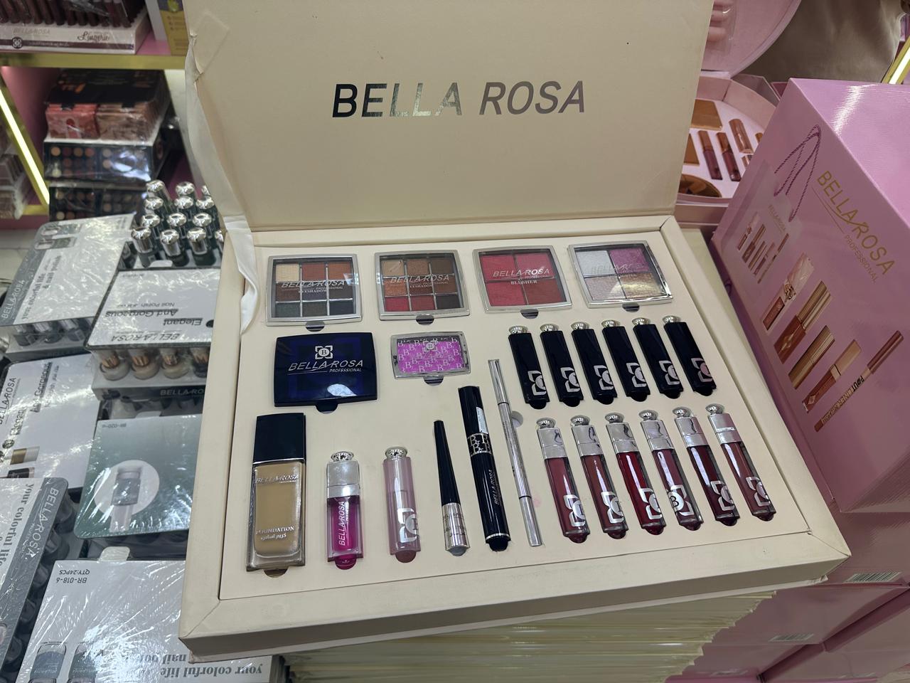 Coffret Maquillage Complet Bella Rosa Beauty & More - Édition Prestige
